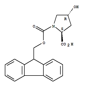 Fmoc-L-羥脯氨酸; (2S,4R)-1-芴甲氧羰基-4-羥基吡咯烷-2-羧酸 1,2-Pyrrolidinedicarboxylicacid, 4-hydroxy-, 1-(9H-fluoren-9-ylmethyl) ester, (2S,4R)- 88050-17-3 化學產品搜索,查詢